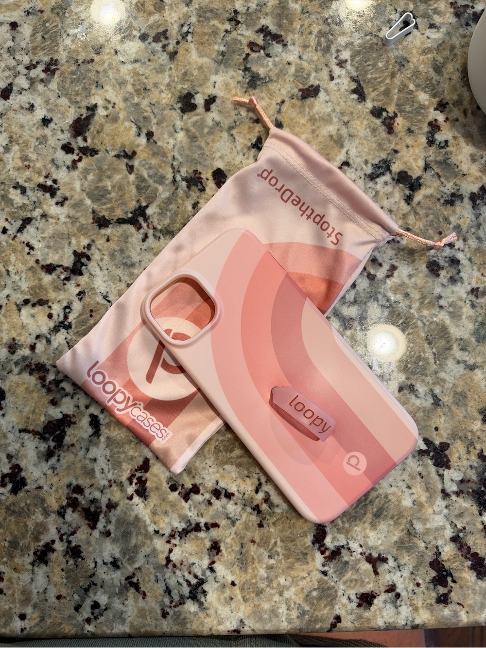 Loopy Case Pink Phone Case with Loopy Grip